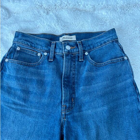 Madewell The Perfect Vintage Jeans Womens 27 Blue Denim Straight Leg Stretch‎ - Picture 5 of 5
